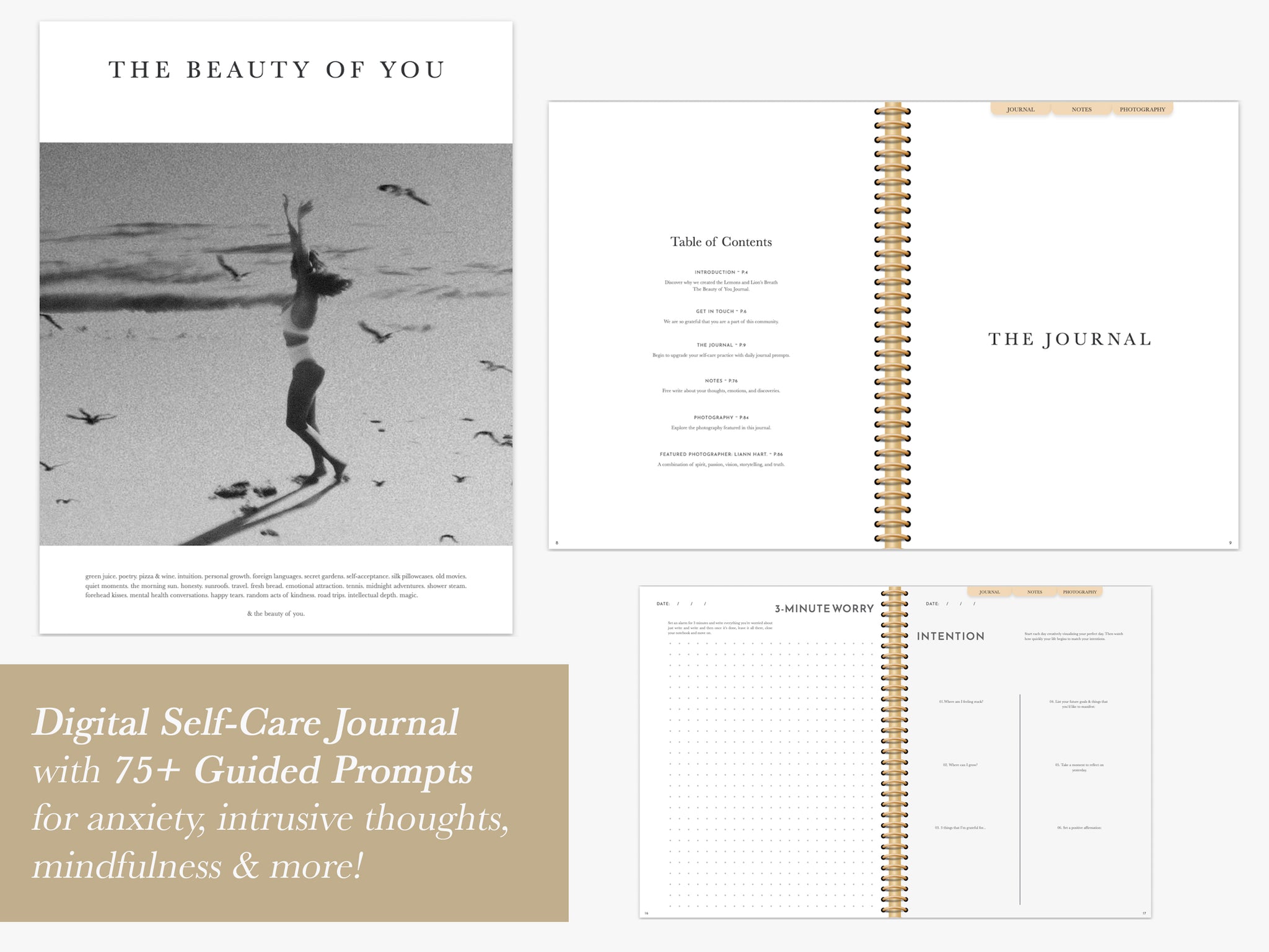 Self-Care Journal Prompts E-Book
